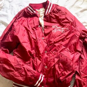 Red men’s tiger jacket